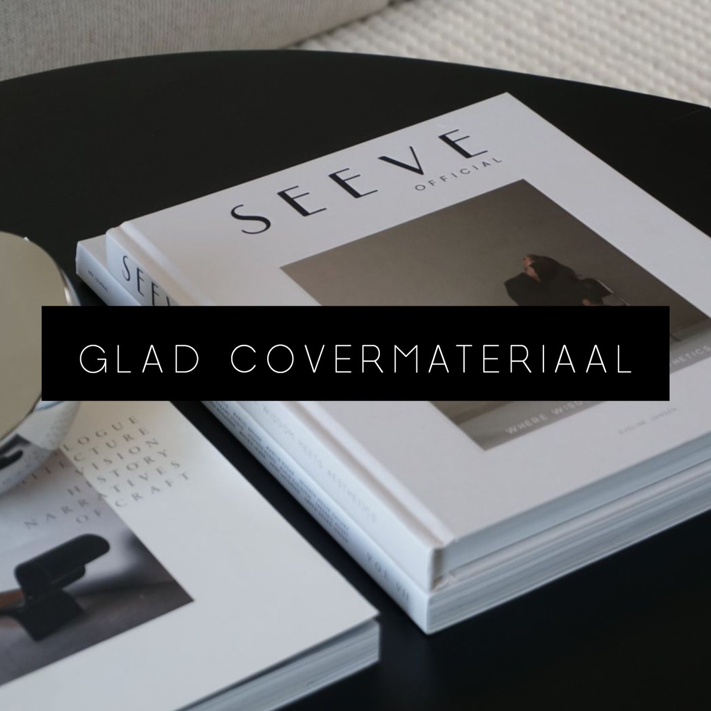 SEEVE OFFICIAL - KOFFIETAFELBOEK - GLAD COVERMATERIAAL